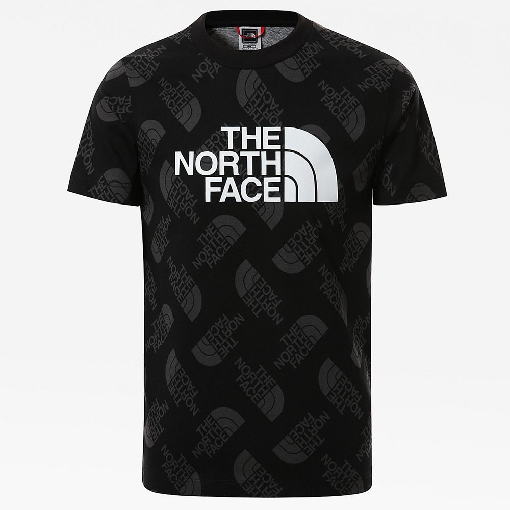 The North Face T-Shirts Youth Australia - The North Face Easy Short-Sleeve Black (FBE-479315)